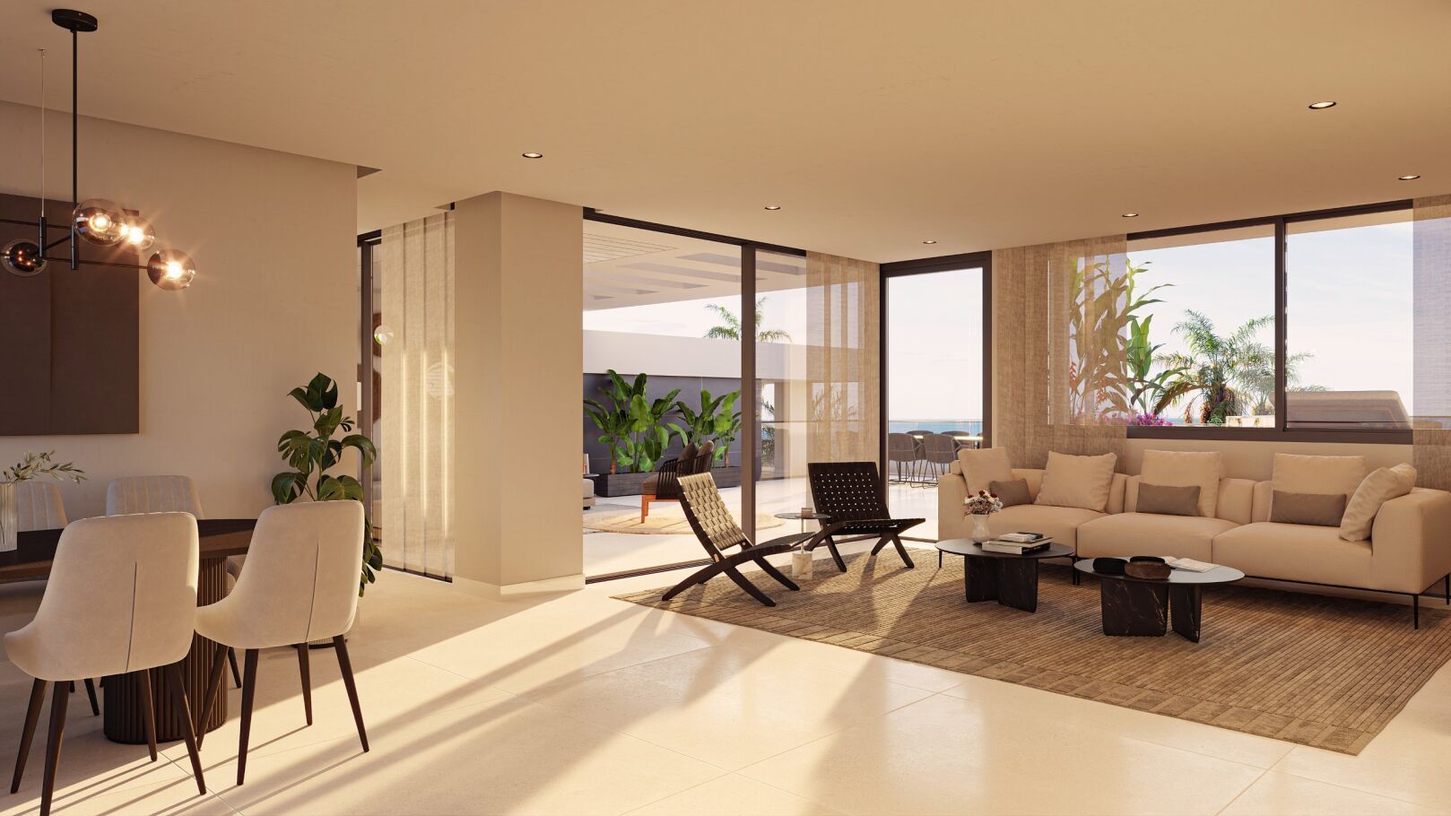 Appartement de 3 chambres au 1er étage en première ligne à Denia