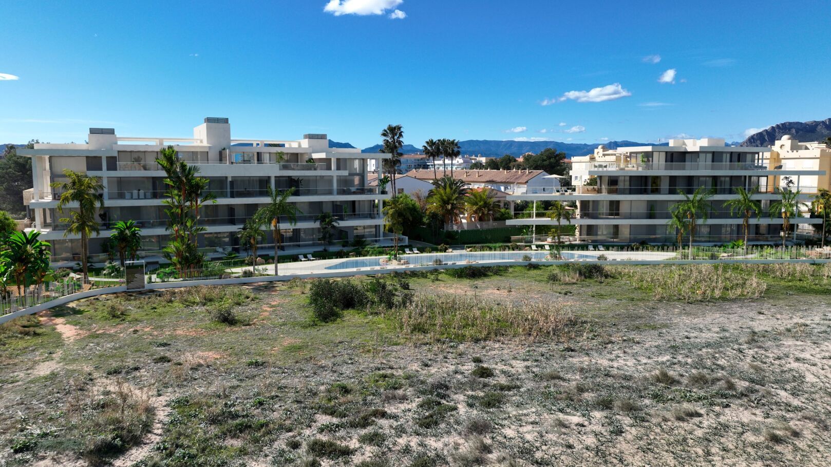 Appartement de 3 chambres au 1er étage en première ligne à Denia