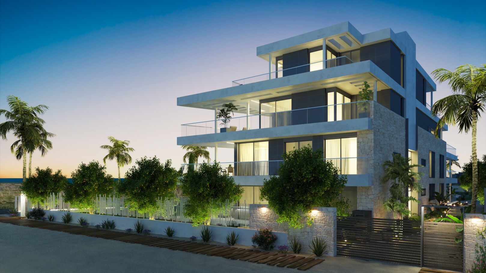 Appartement de 3 chambres au 1er étage en première ligne à Denia