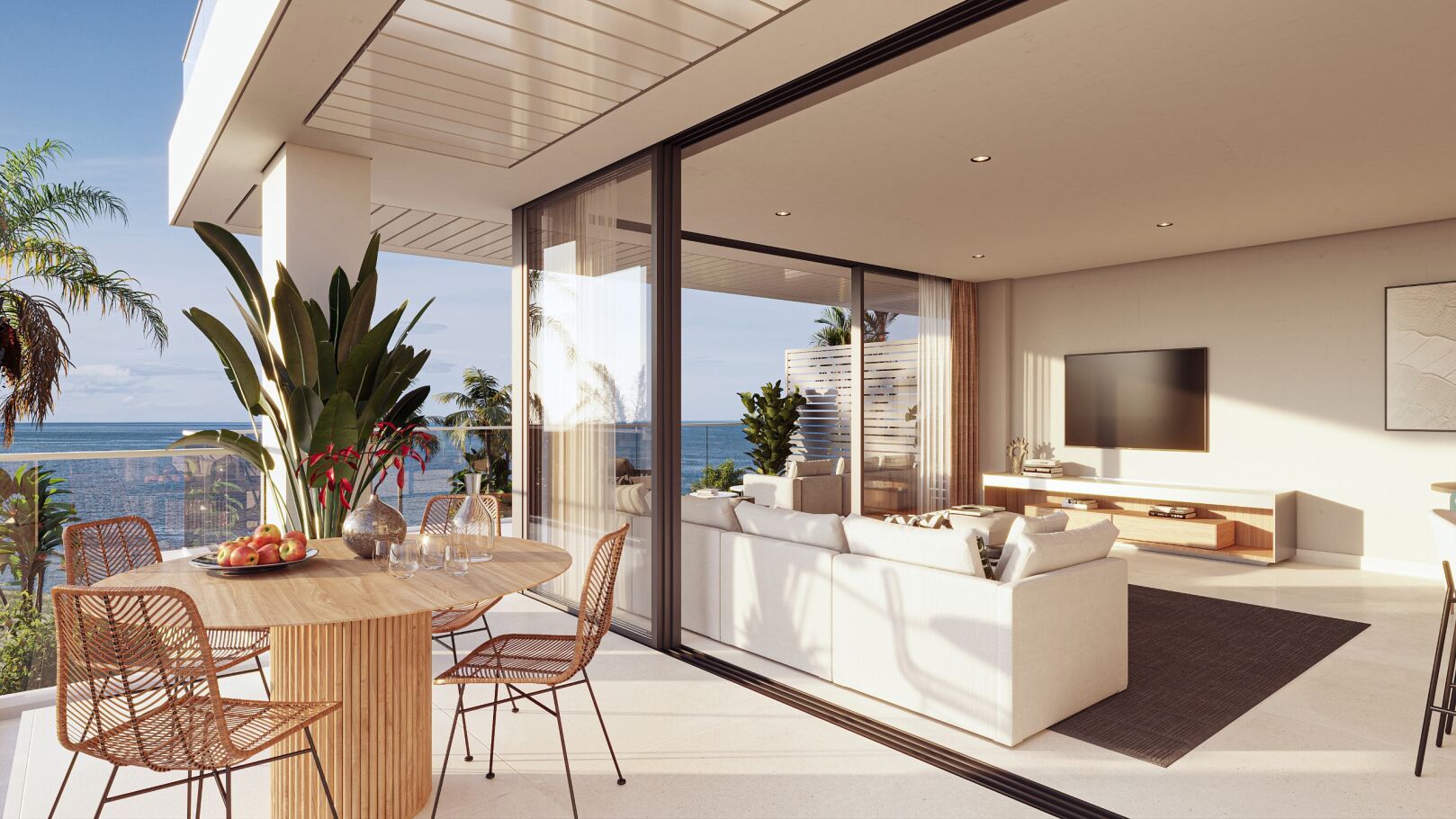 Appartement de 3 chambres au 1er étage en première ligne à Denia