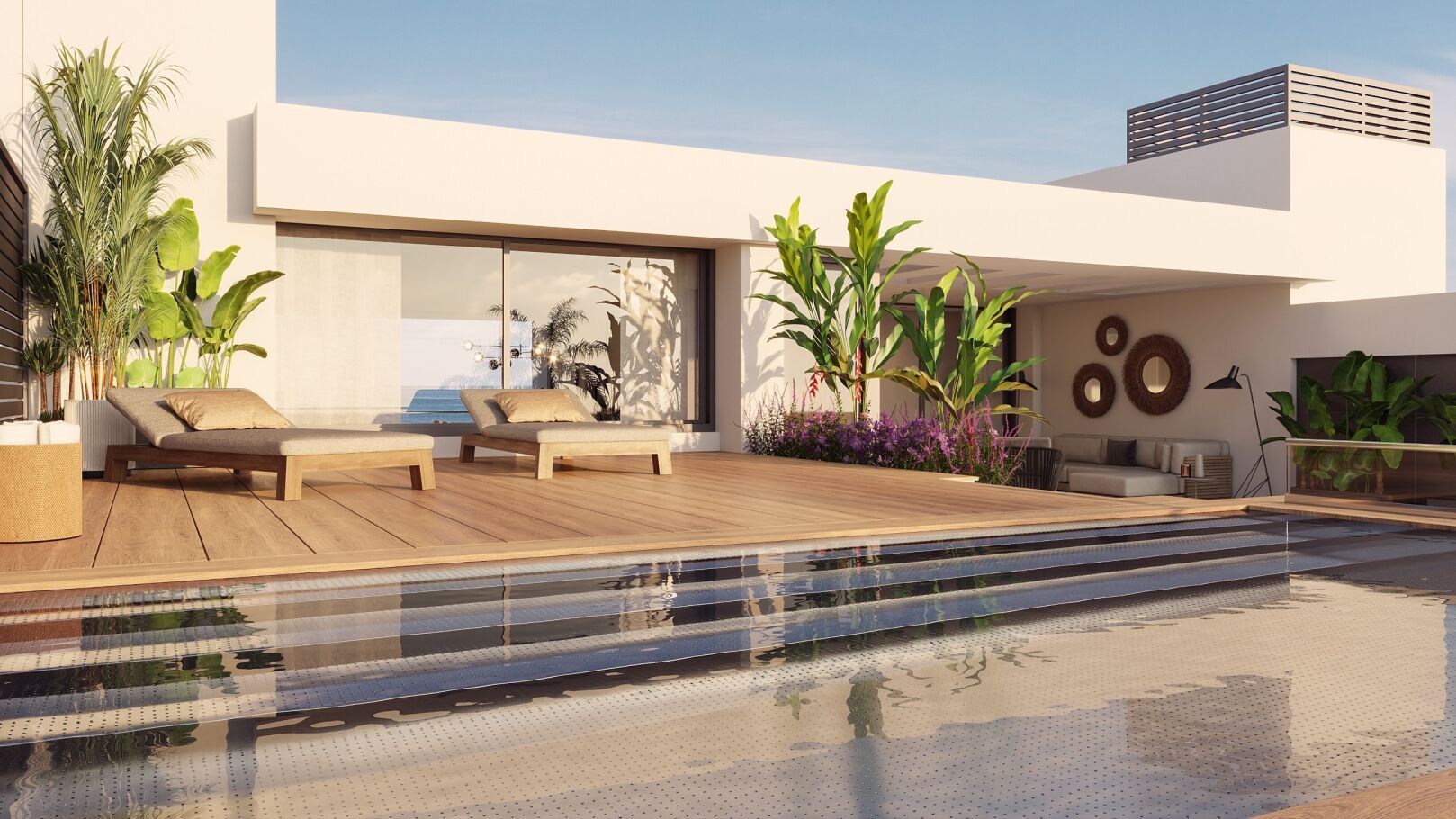 Appartement de 3 chambres au 1er étage en première ligne à Denia