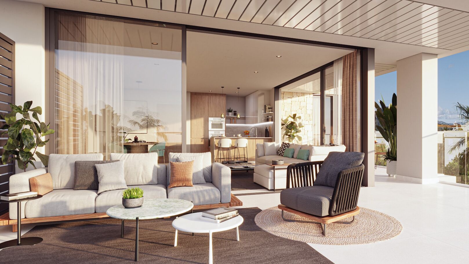 Appartement de 3 chambres au 1er étage en première ligne à Denia