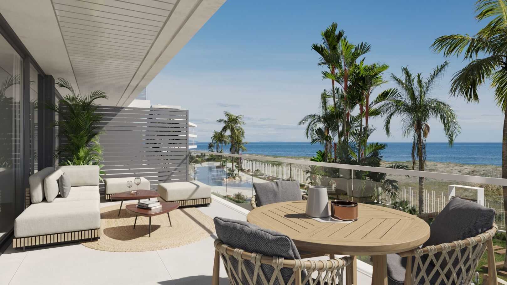 Appartement de 3 chambres au 1er étage en première ligne à Denia