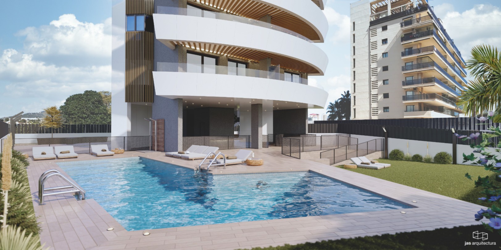 Apartament z 1 sypialnią w Calpe, New Build