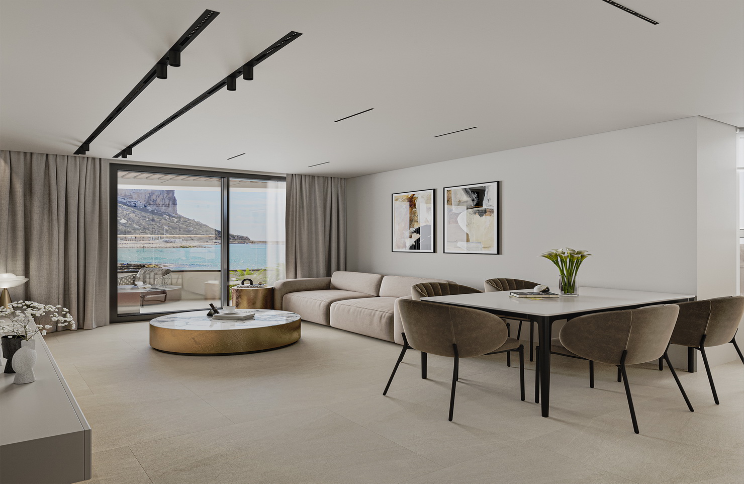 Apartament z 1 sypialnią w Calpe, New Build