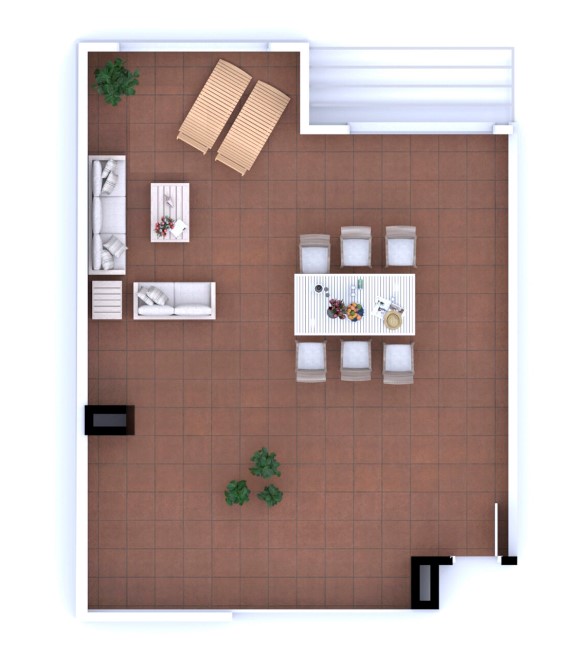 Appartement de 2 chambres au deuxième étage à Dénia