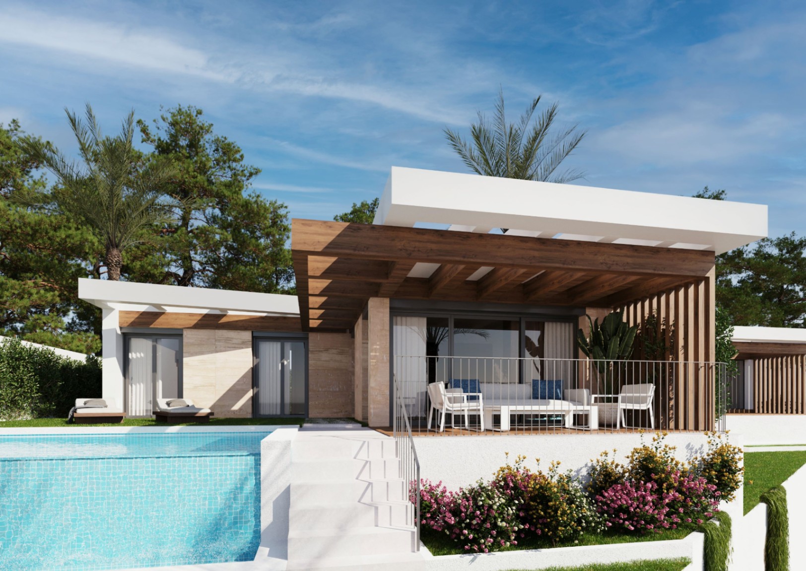 Chalet de 3 dormitorios de obra nueva en Polop