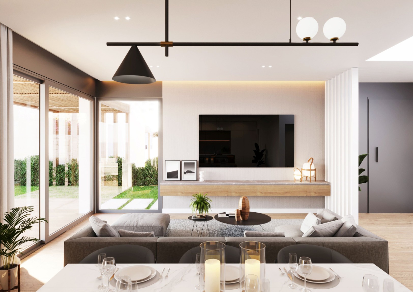 Chalet de 3 dormitorios de obra nueva en Polop