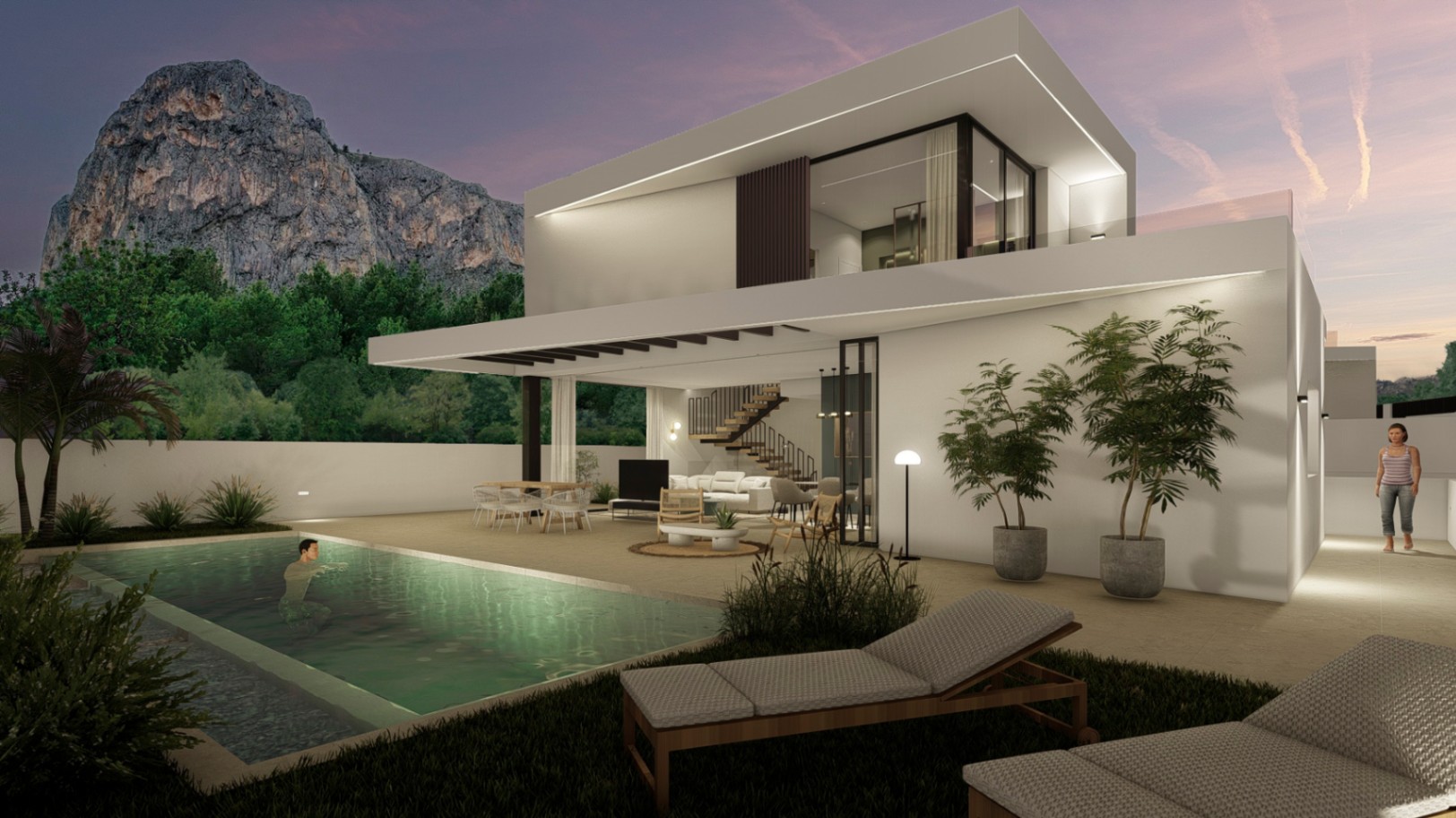 Villa de luxe de 3 chambres à Polop