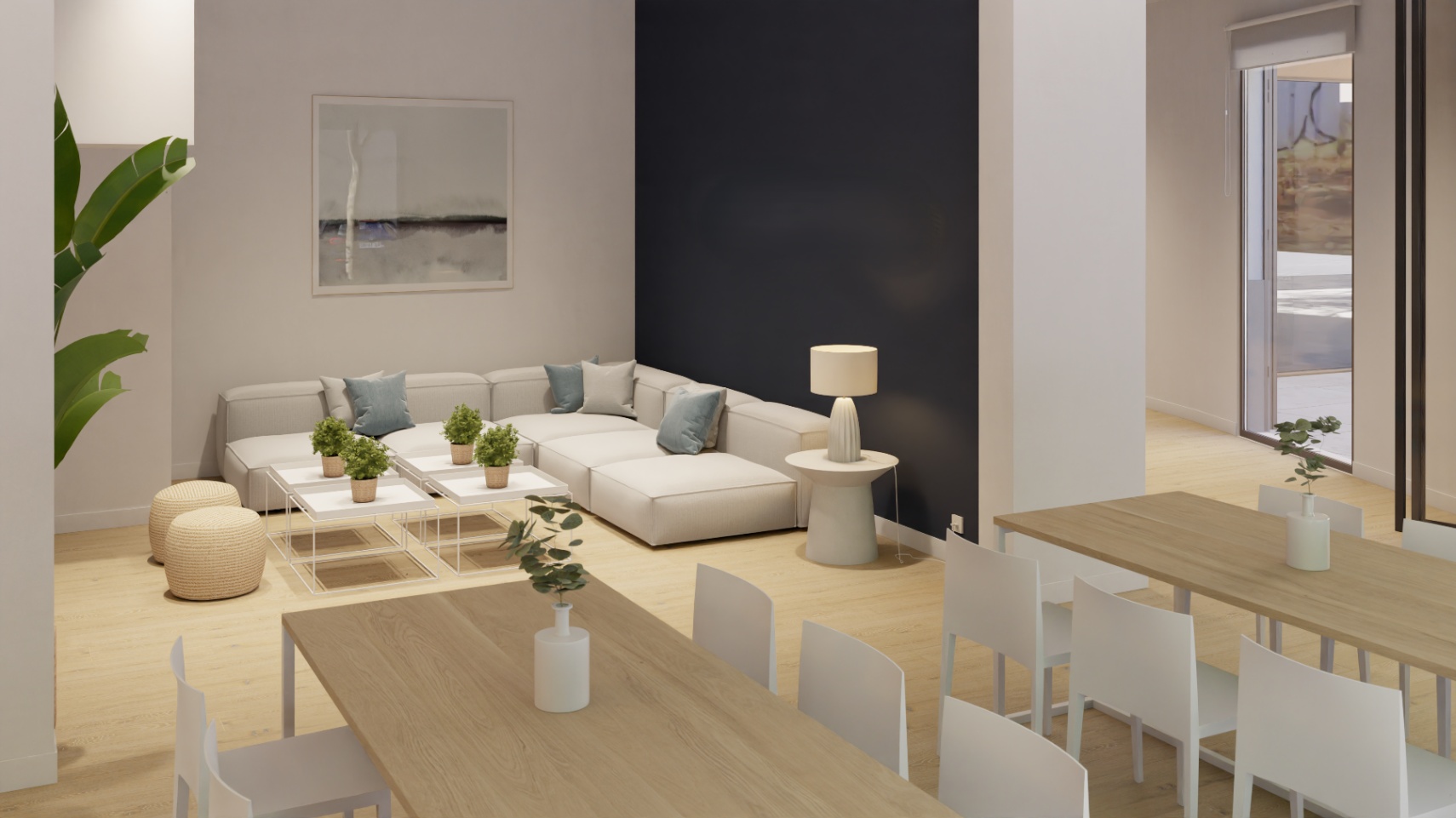 Appartement de 3 chambres au 1er étage dans le centre de Valence