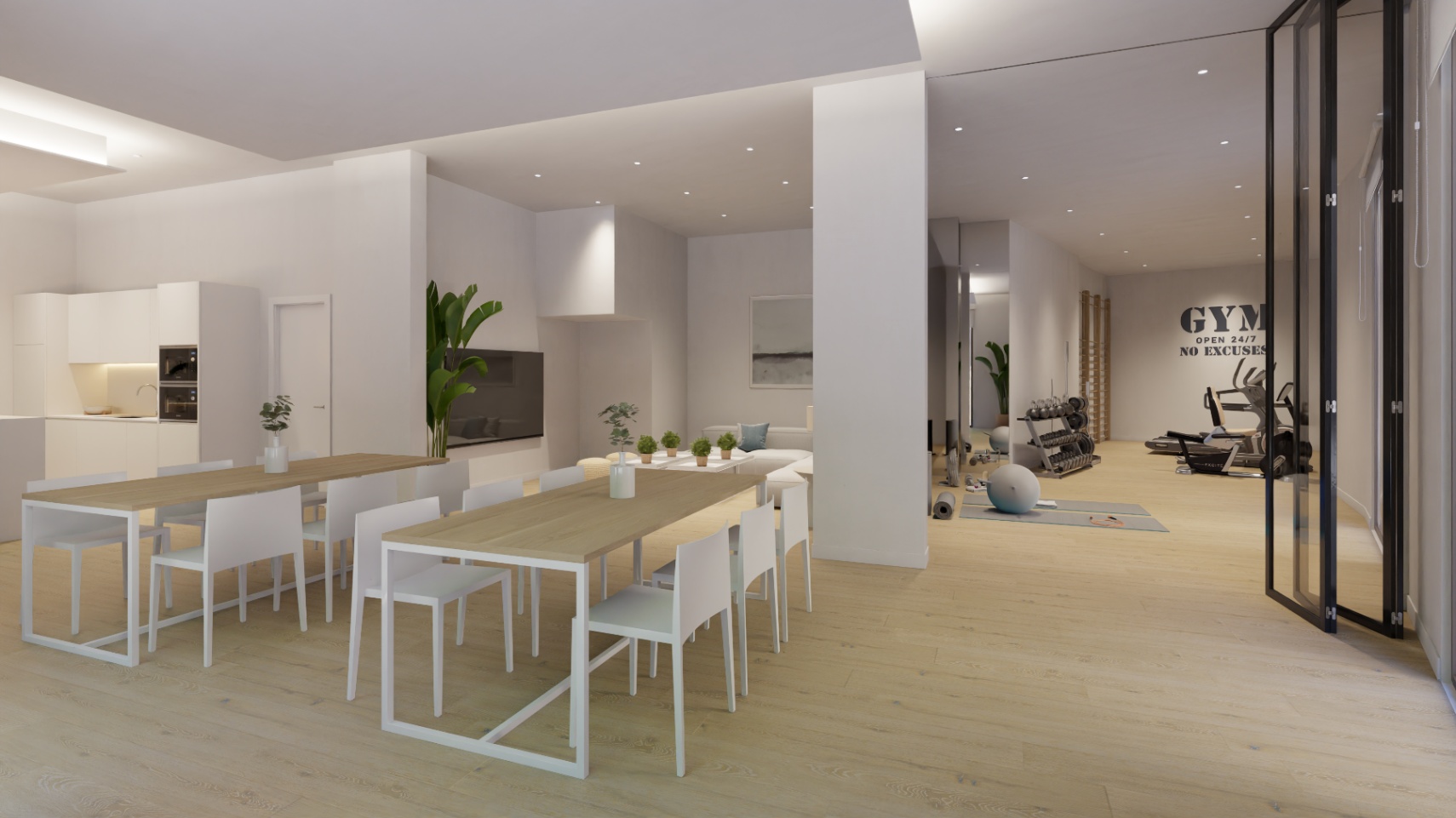 Appartement de 3 chambres au 1er étage dans le centre de Valence