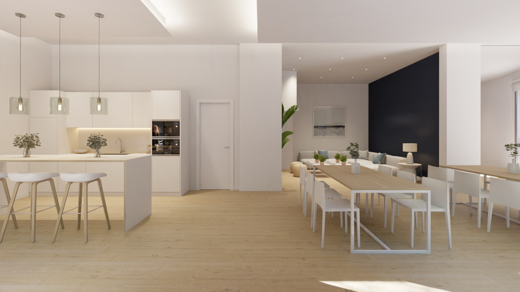 Appartement de 3 chambres au 1er étage dans le centre de Valence