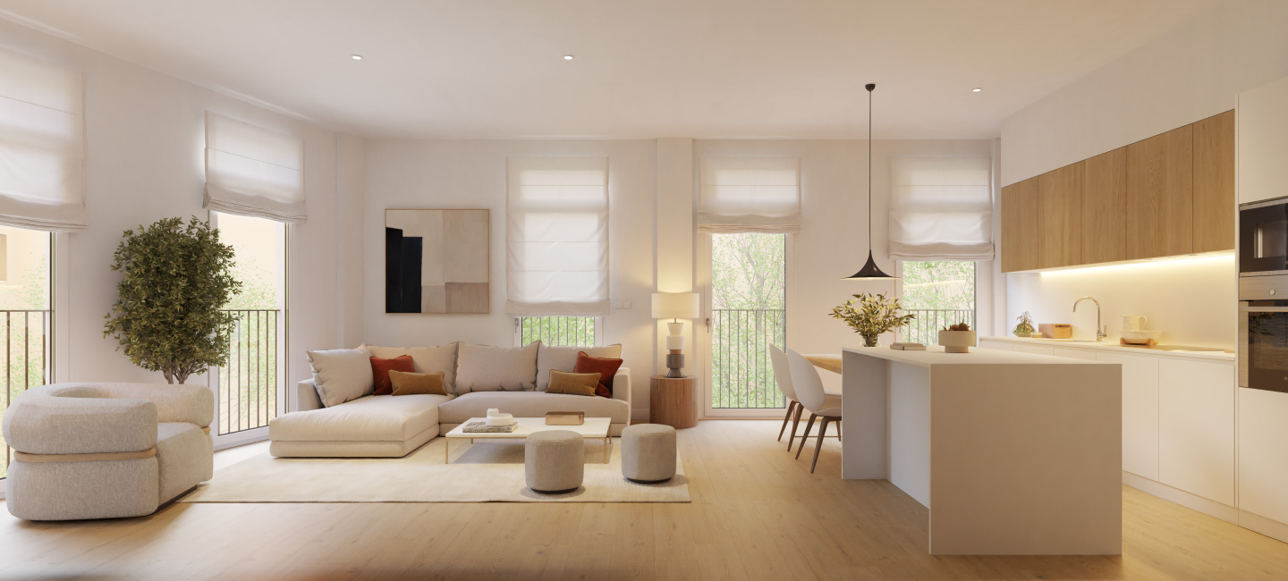 Appartement de 3 chambres au 1er étage dans le centre de Valence