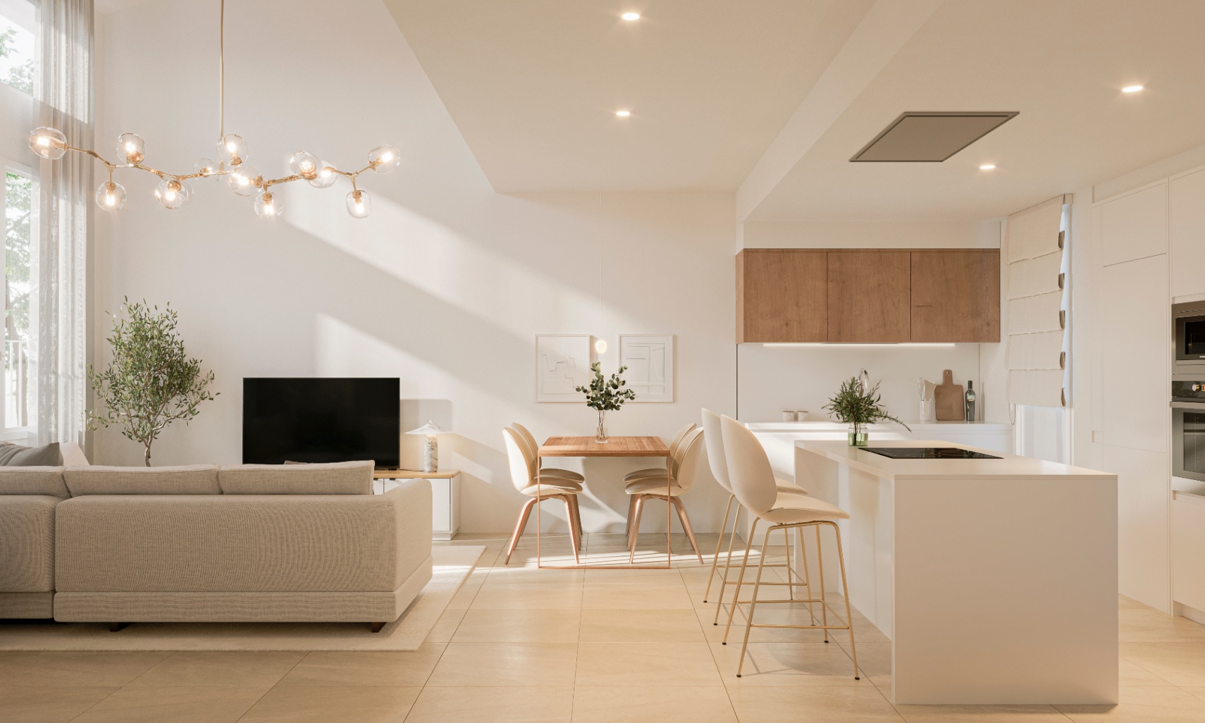 Appartement de 3 chambres au 1er étage dans le centre de Valence