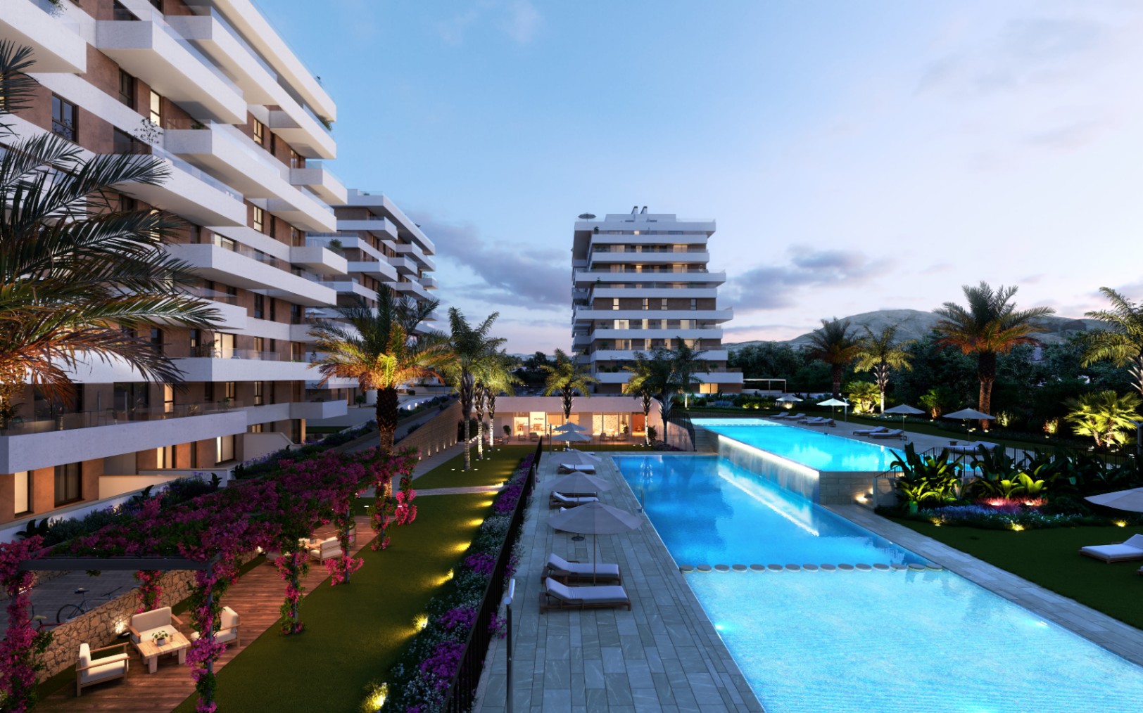 Appartement neuf de 4 chambres à 100 m de la plage à Villajoyosa