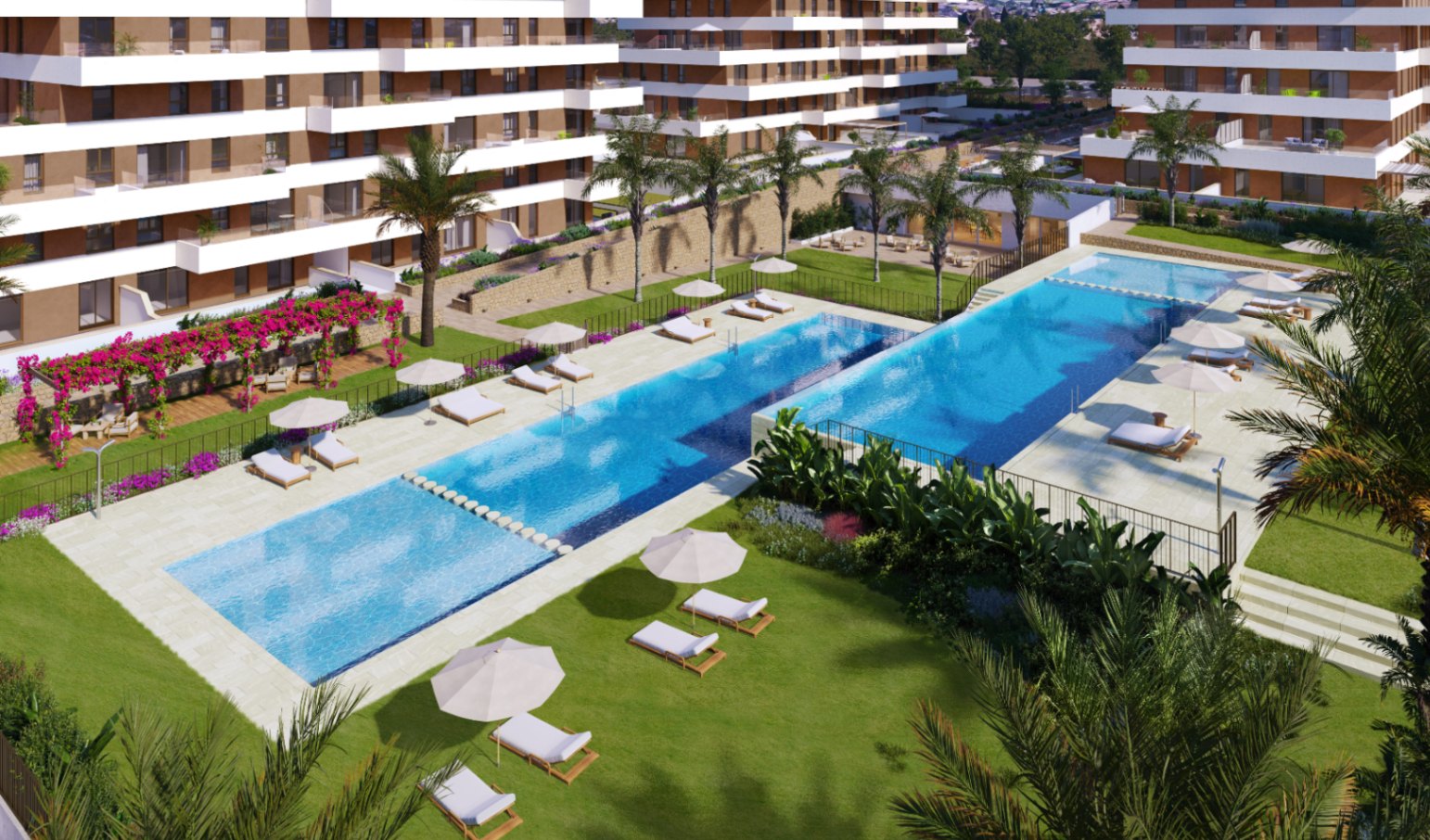 Appartement neuf de 4 chambres à 100 m de la plage à Villajoyosa