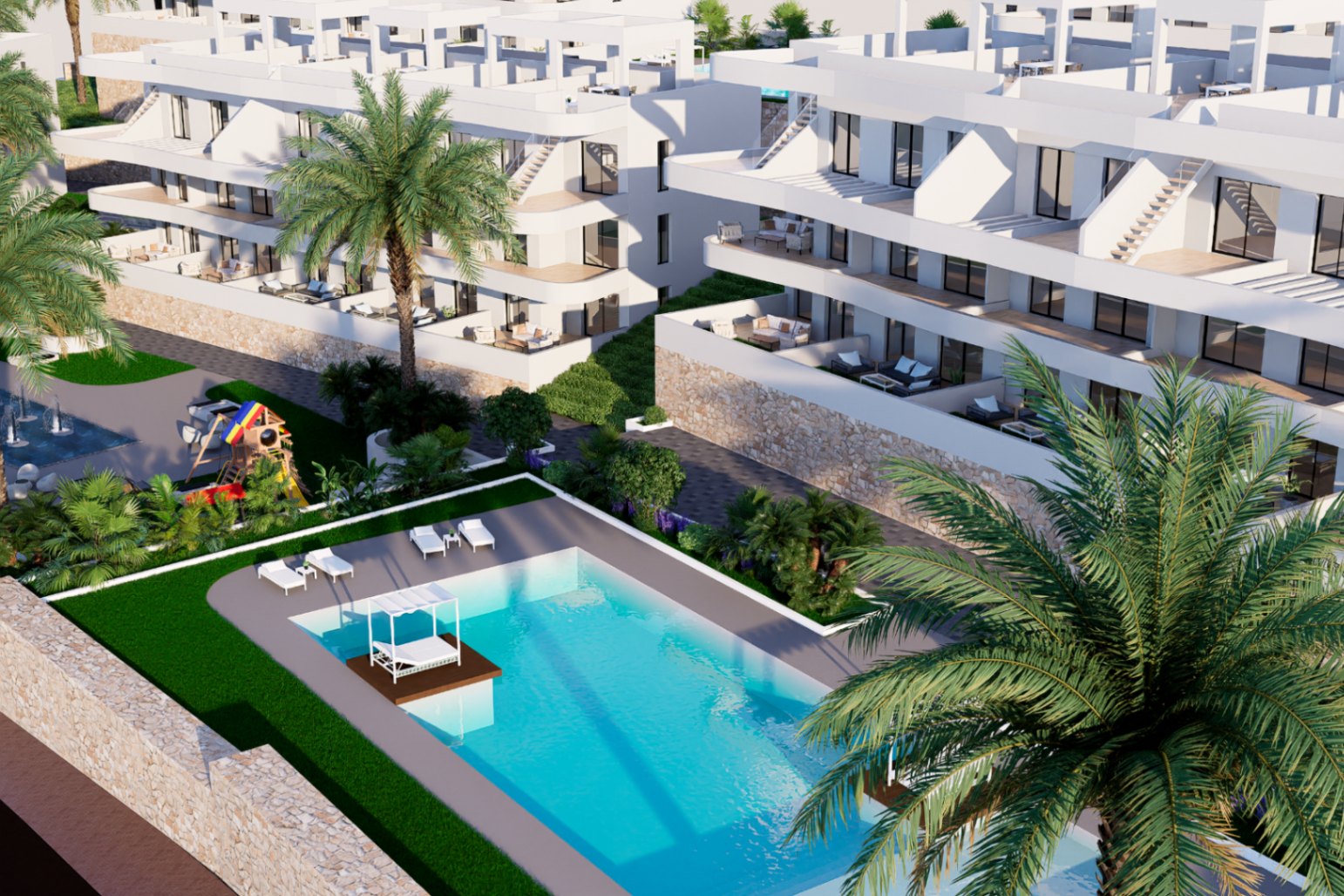 Appartement de 2 chambres au rez-de-chaussée à Finestrat