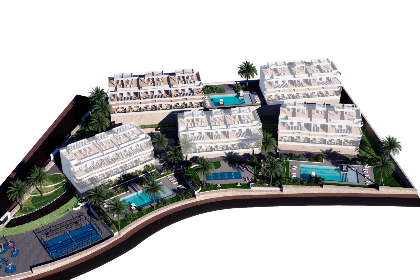 Appartement de 2 chambres au rez-de-chaussée à Finestrat