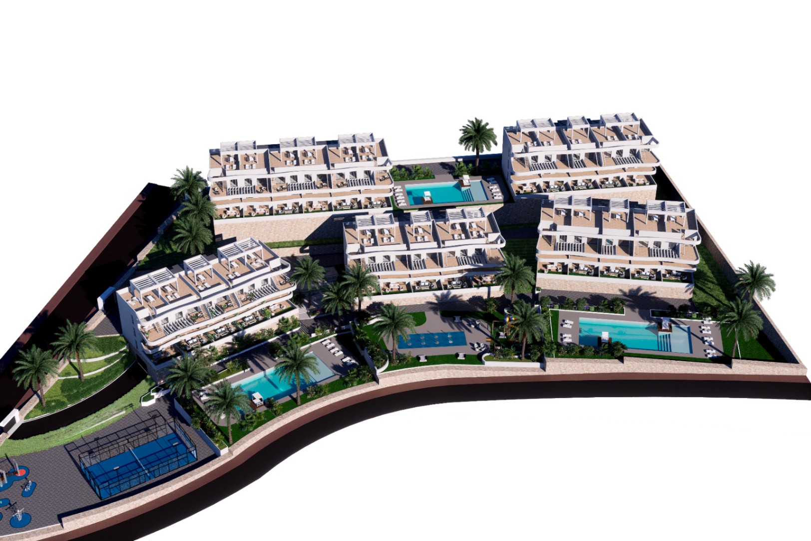Appartement de 2 chambres au premier étage à Finestrat