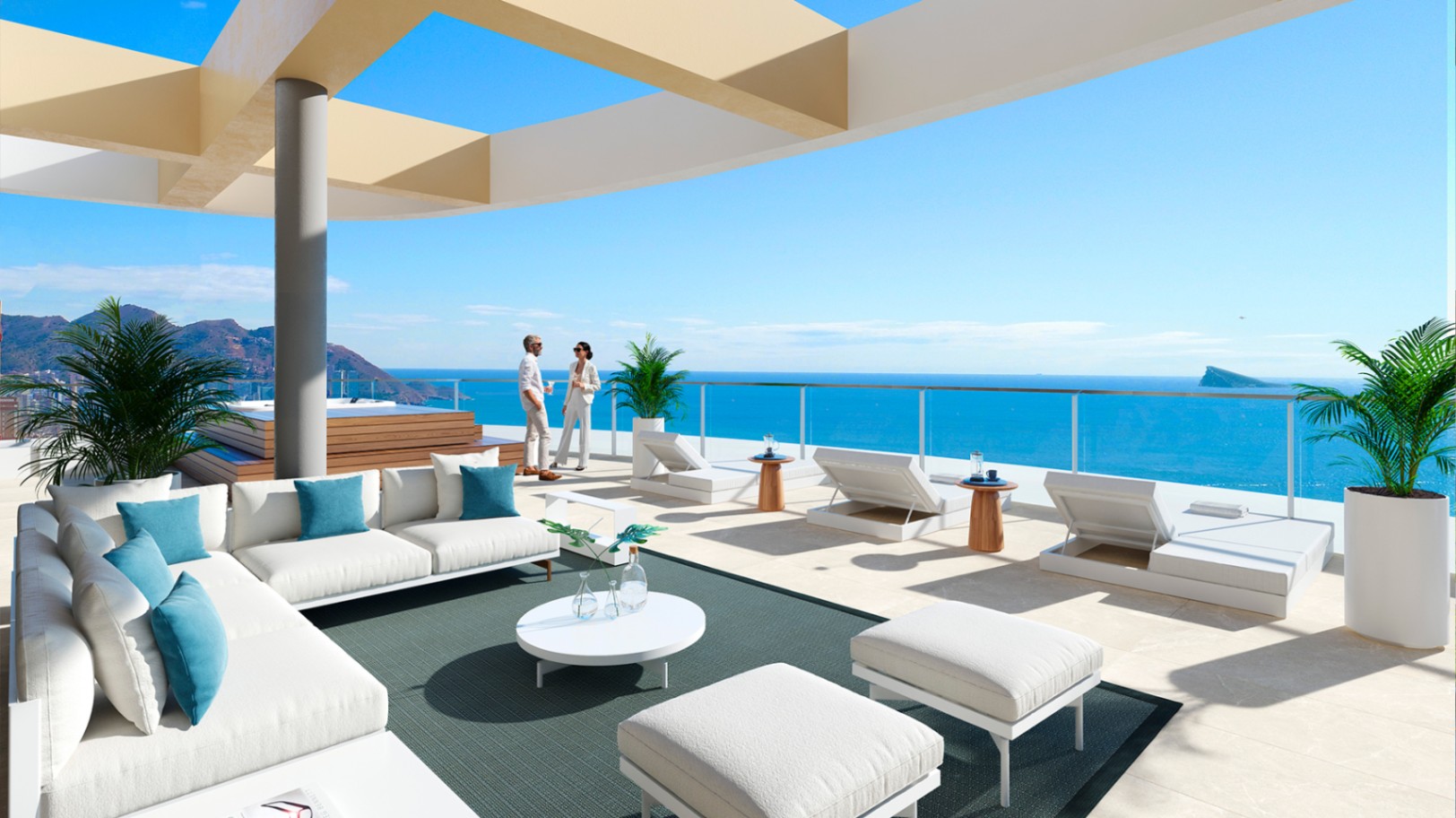 Appartement de luxe sur la plage de Poniente, Benidorm