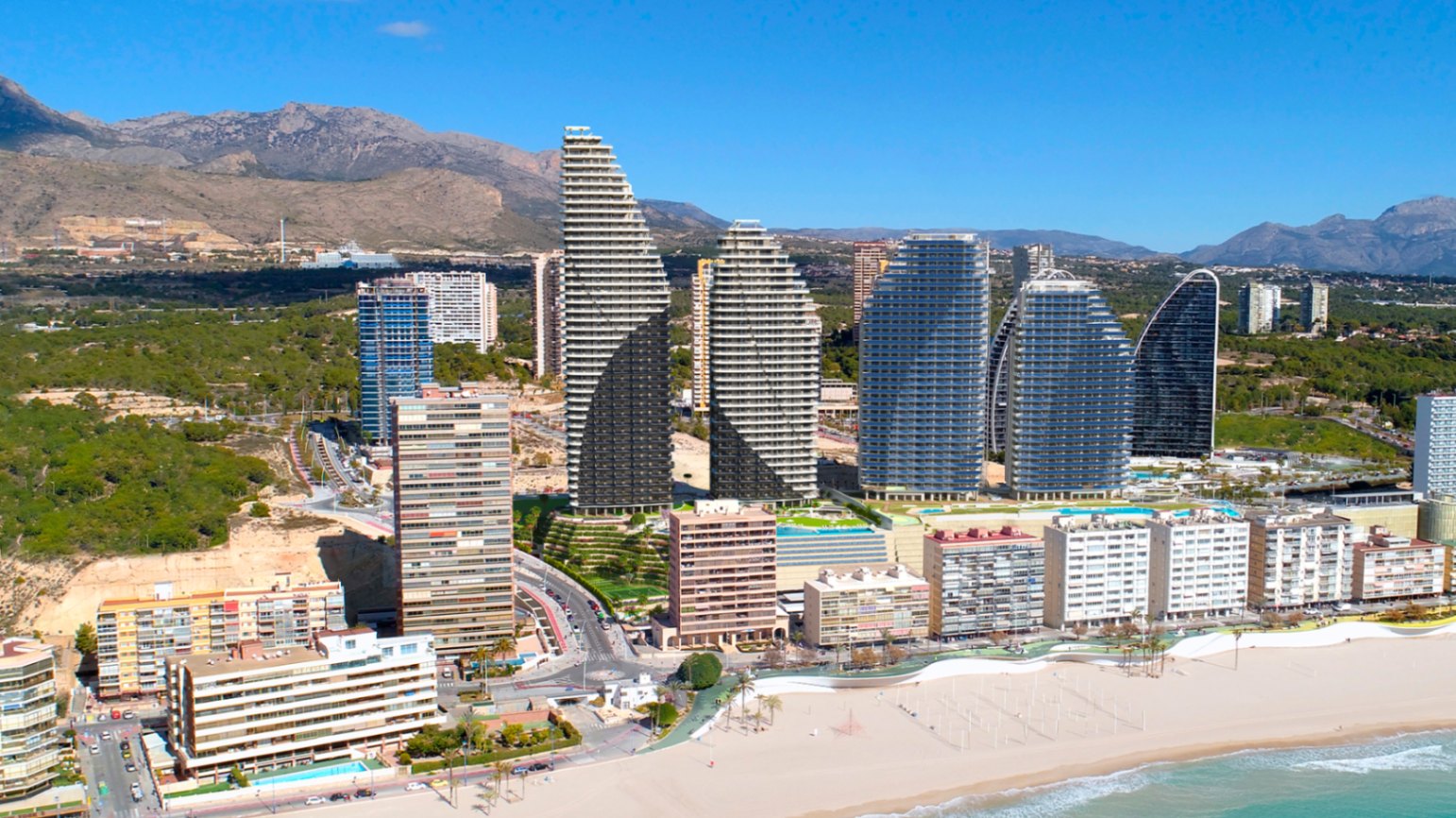 CBHN0810 - Appartement de luxe de 4 chambres sur la plage de Poniente à Benidorm