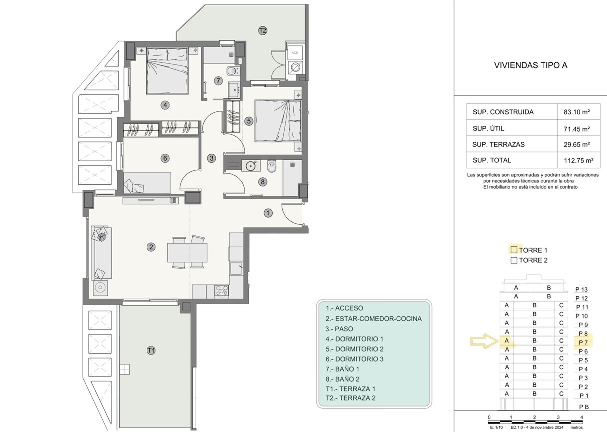 Apartment til salg i Calpe, Alicante