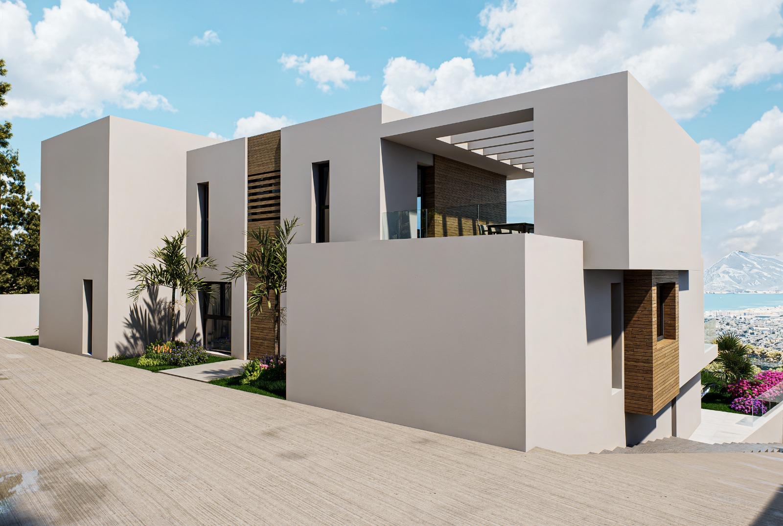 Villa de luxe moderne avec vue sur la mer