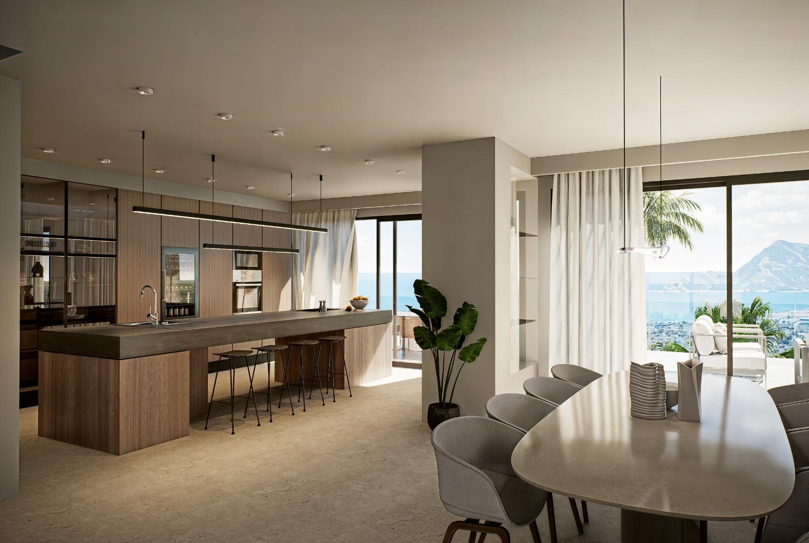 Villa de luxe moderne avec vue sur la mer