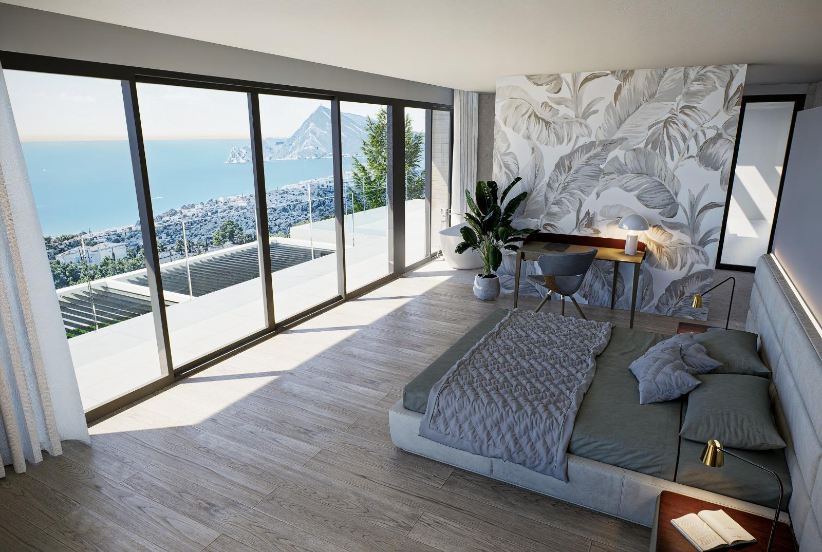 Villa de luxe moderne avec vue sur la mer