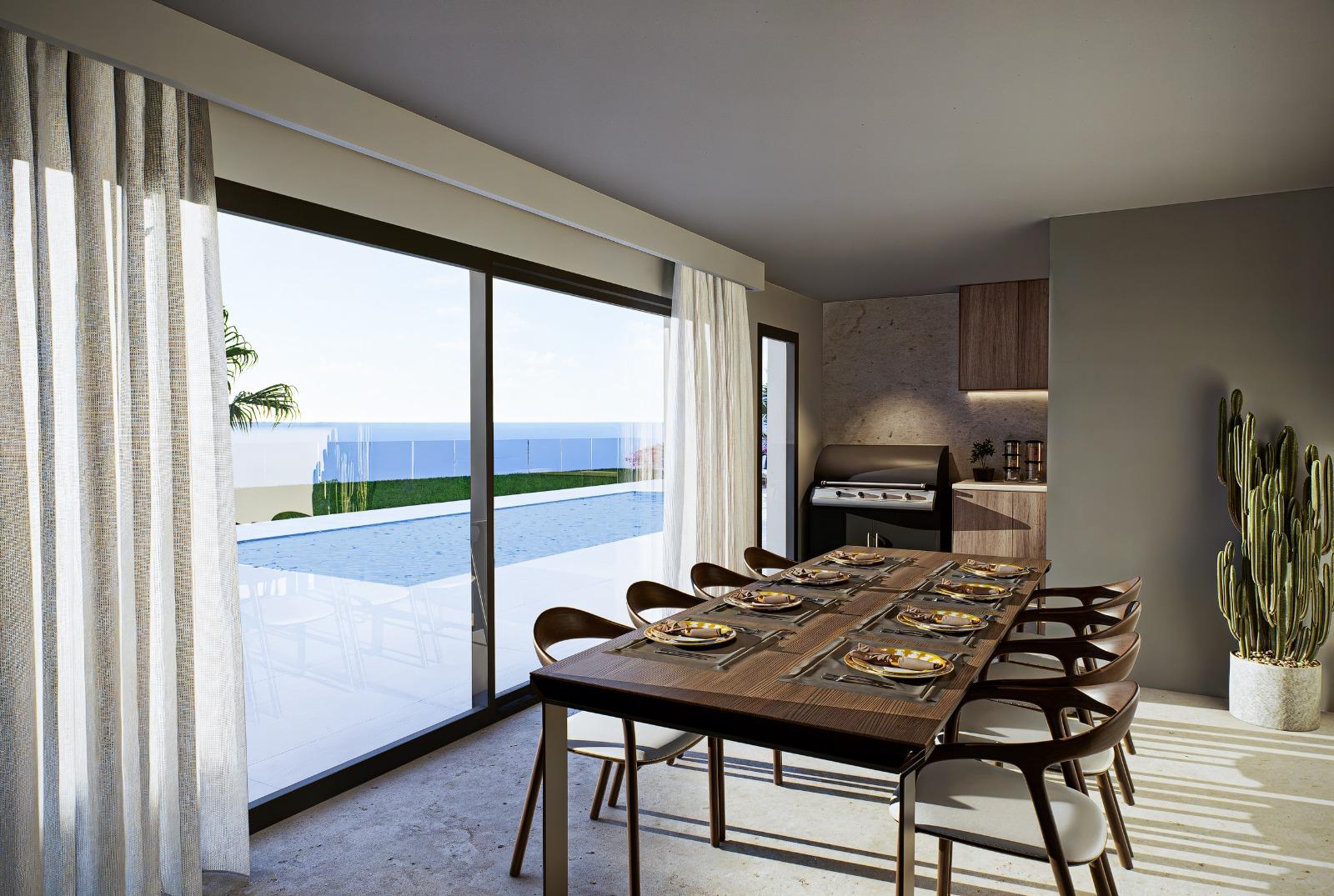 Villa de luxe moderne avec vue sur la mer