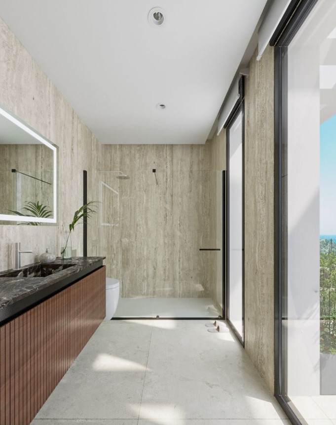 Villa moderne en construction avec vue sur la mer à Dénia