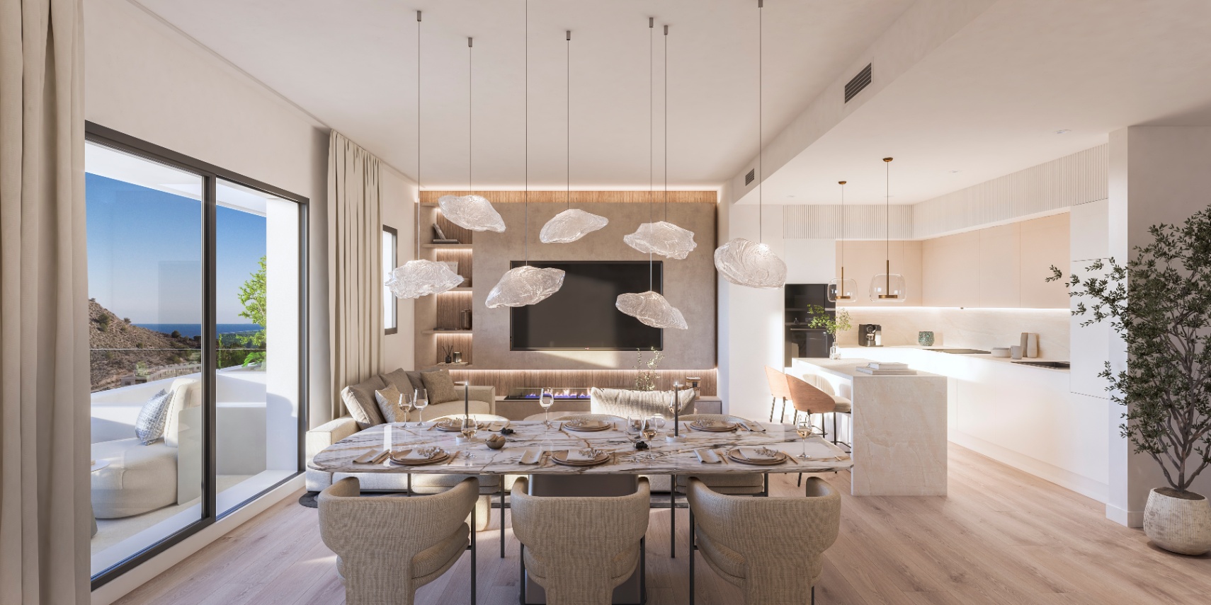 Appartements de luxe de 3 chambres à Villajoyosa
