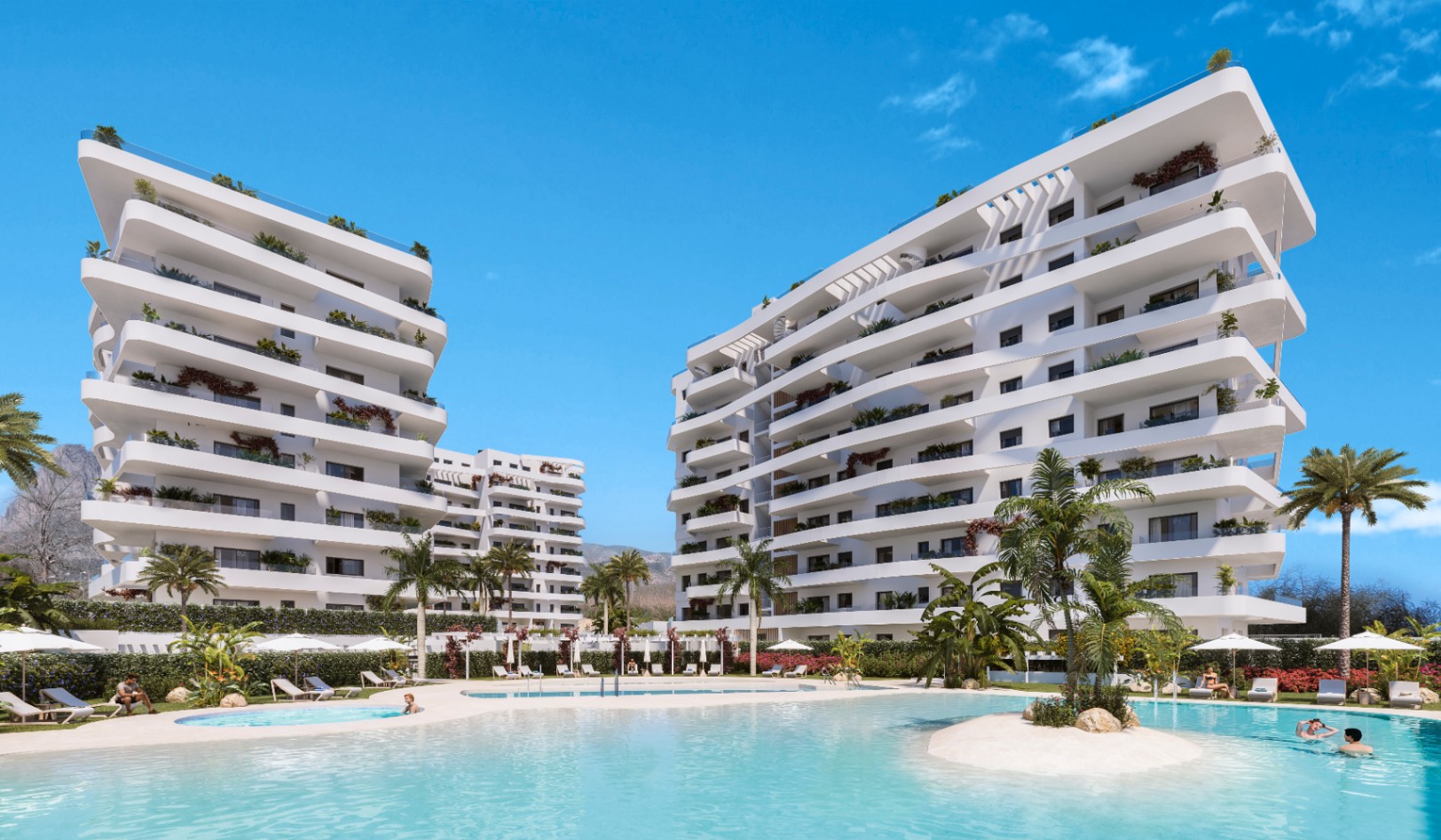 Appartements de luxe de 3 chambres à Villajoyosa