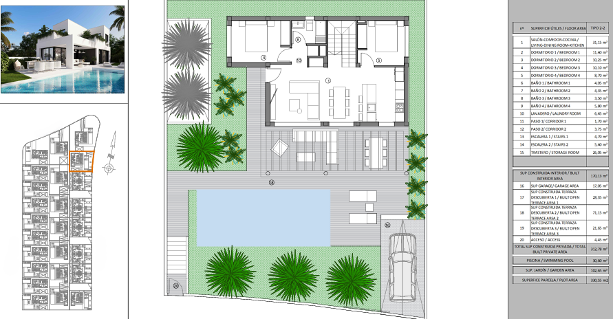 4-bedroom villa with basement
