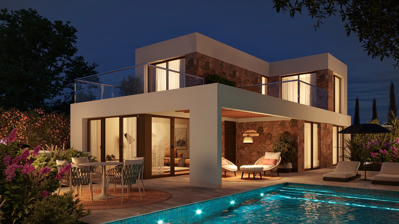 4-bedroom villa with basement