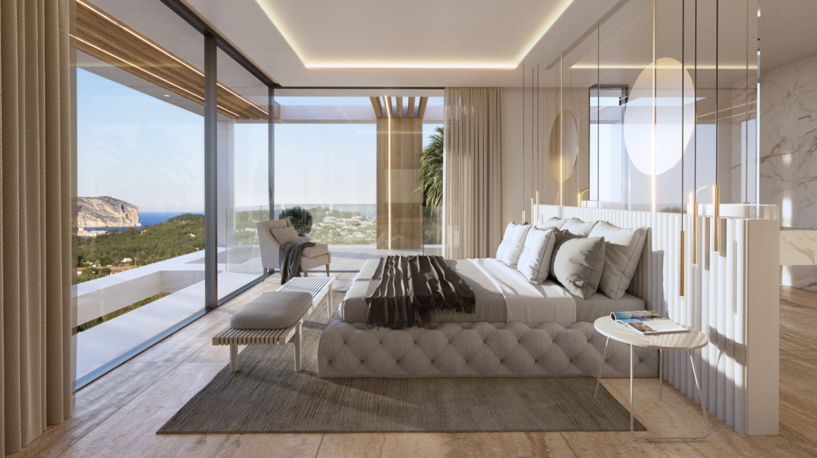 Villa with Sea and Mountain Views in Jávea
