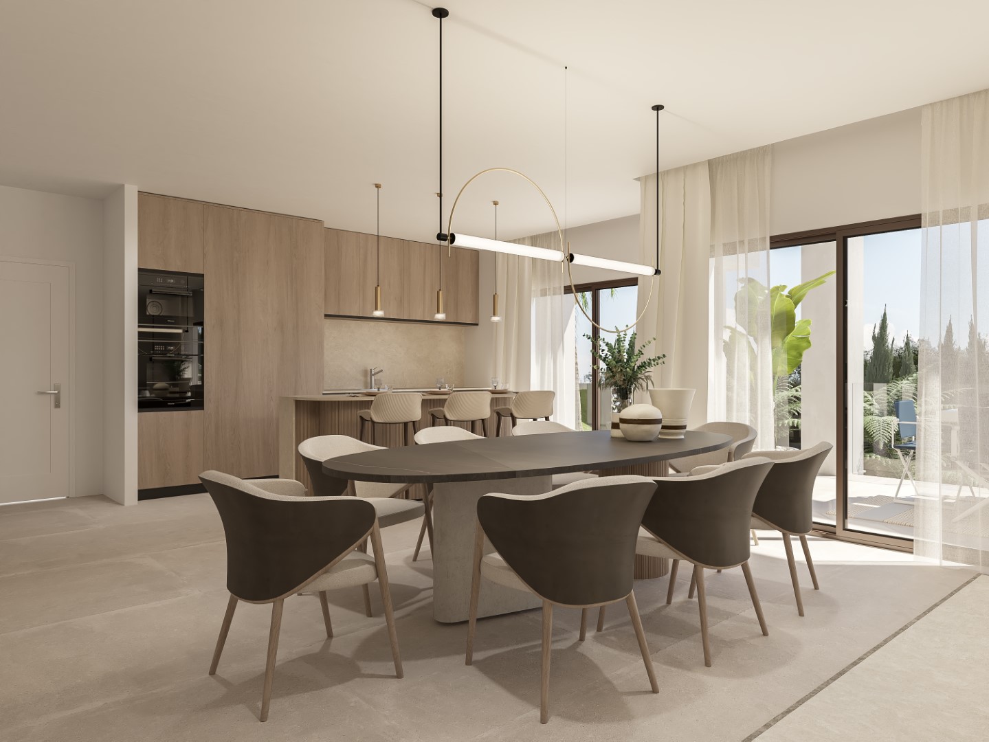 Modern Villa with Sea and Mountain Views in Jávea
