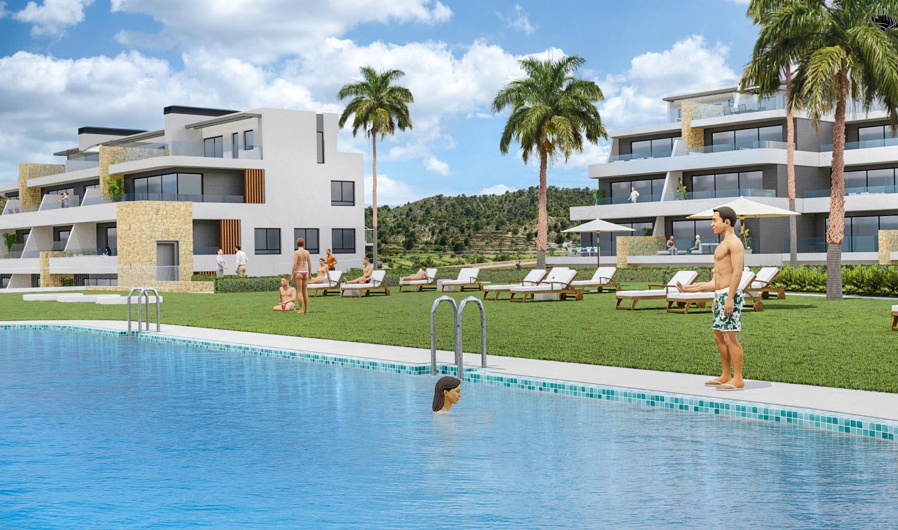 CBHN0491 - Appartements de 2 chambres avec vue sur la mer à Finestrat