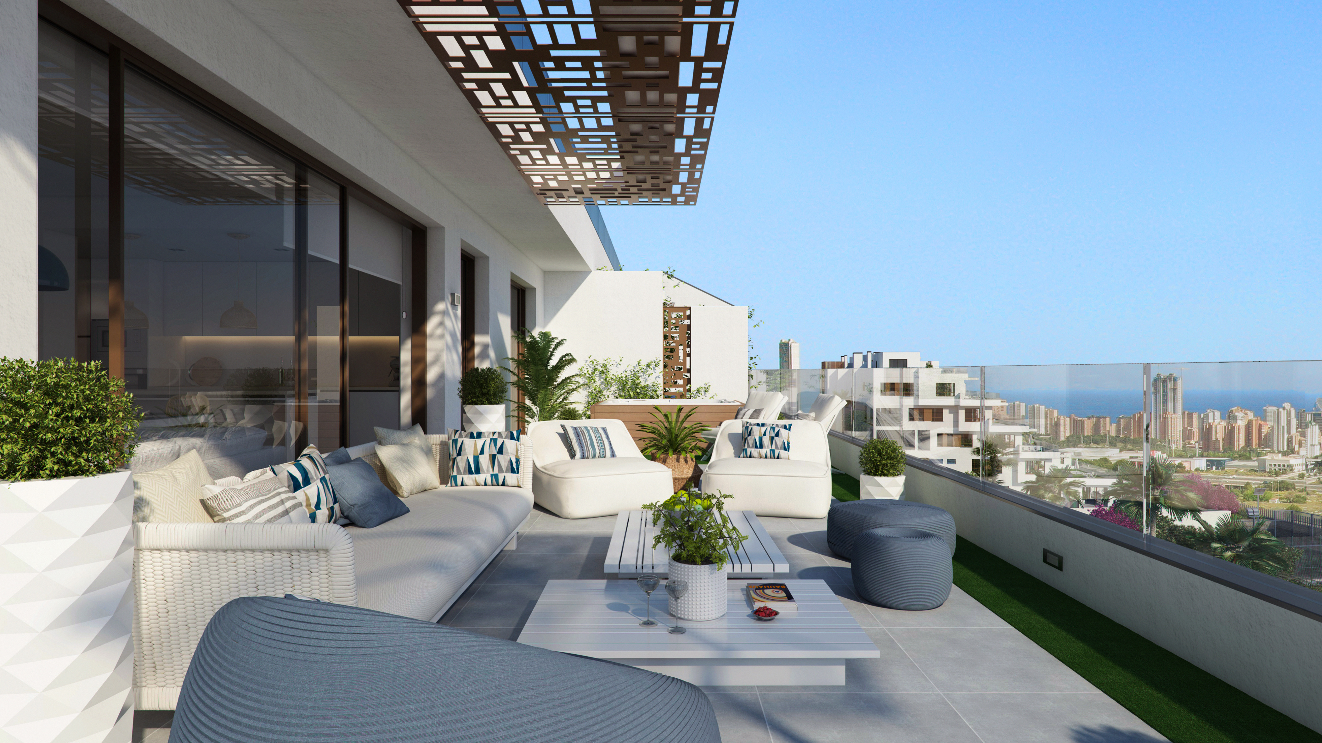 Appartement avec vue sur la mer et Benidorm à vendre
