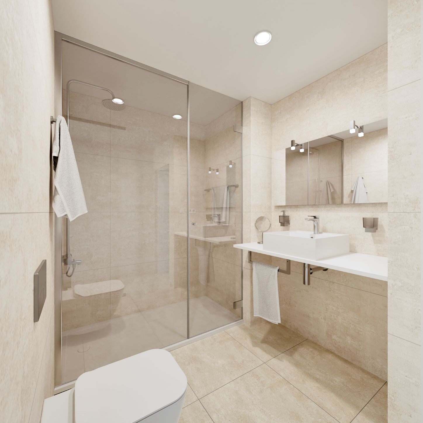 Exklusives Penthouse mit privatem Pool und Panoramablick auf das Meer