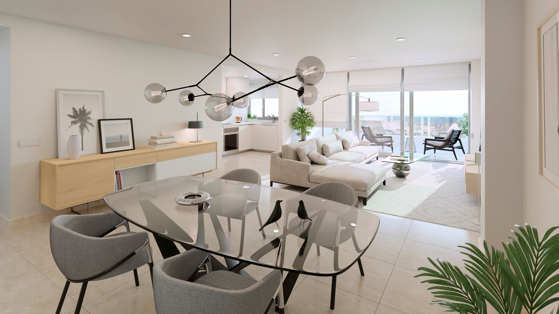 Exklusives Penthouse mit privatem Pool und Panoramablick auf das Meer