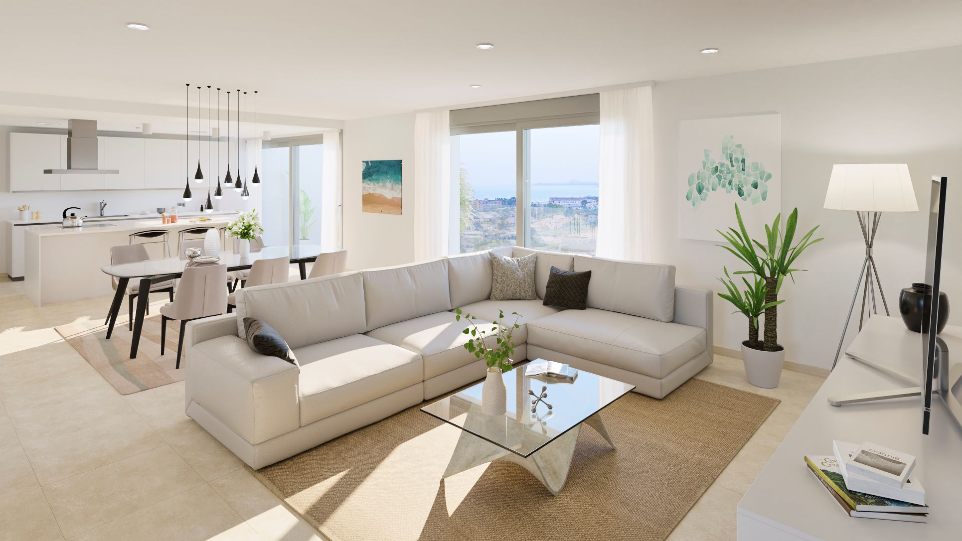 Exklusives Penthouse mit privatem Pool und Panoramablick auf das Meer