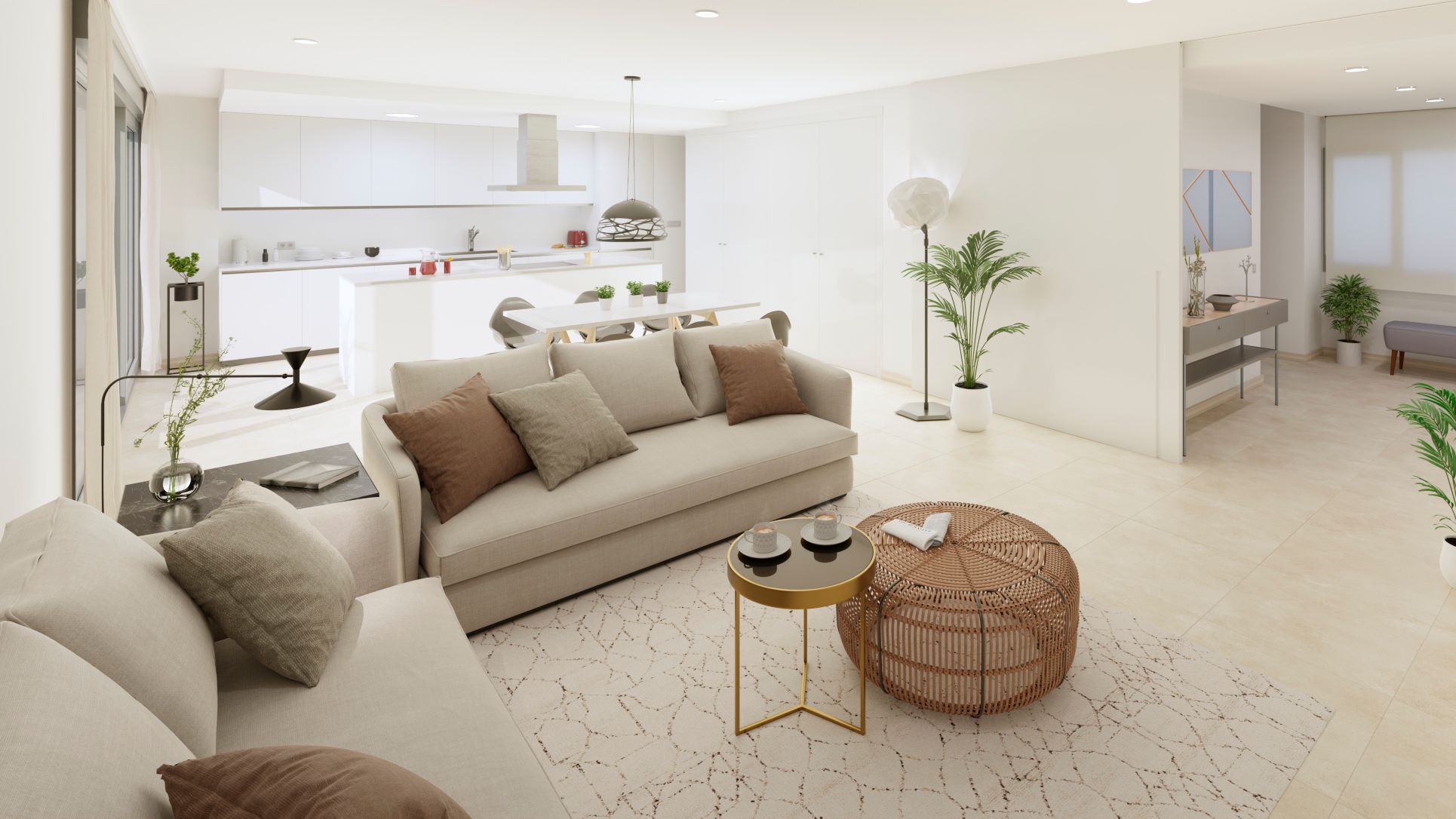 Exklusives Penthouse mit privatem Pool und Panoramablick auf das Meer