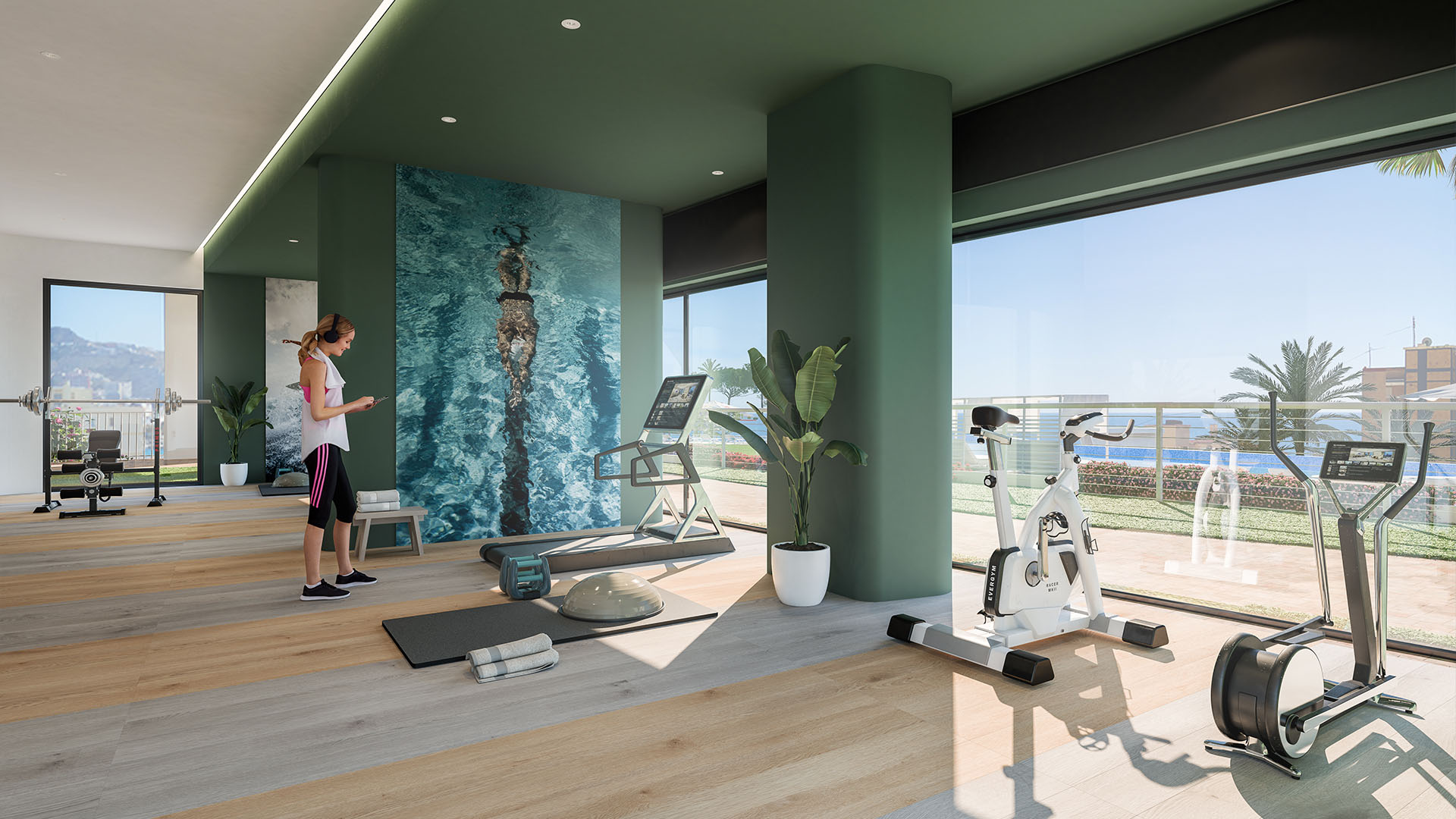 Appartement de luxe sur la plage avec une vue imprenable sur la mer à seulement 50 mètres de la plage