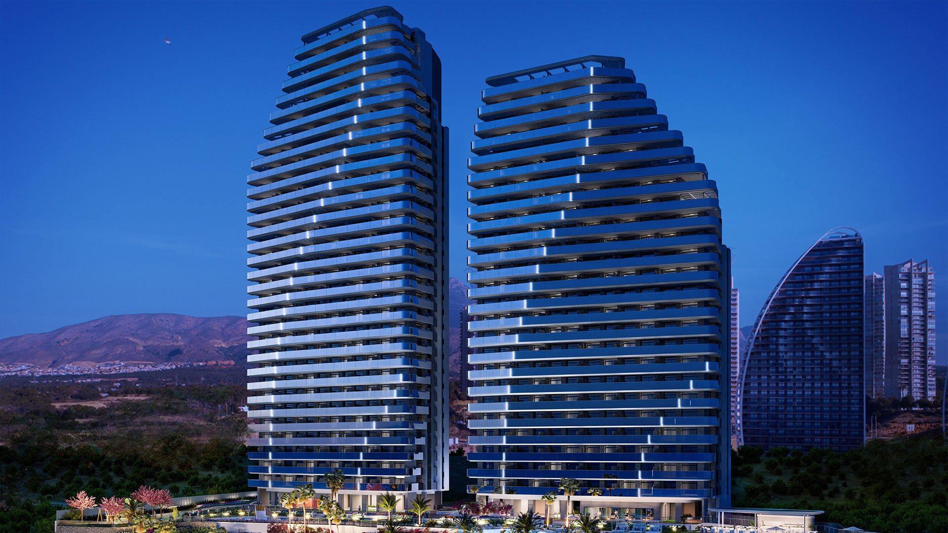 Appartement de luxe sur la plage avec une vue imprenable sur la mer à seulement 50 mètres de la plage