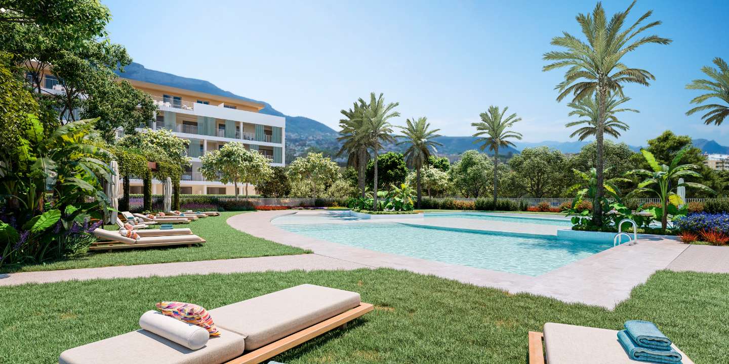 Nouvel appartement de 3 chambres à Denia à seulement 100 mètres de la plage